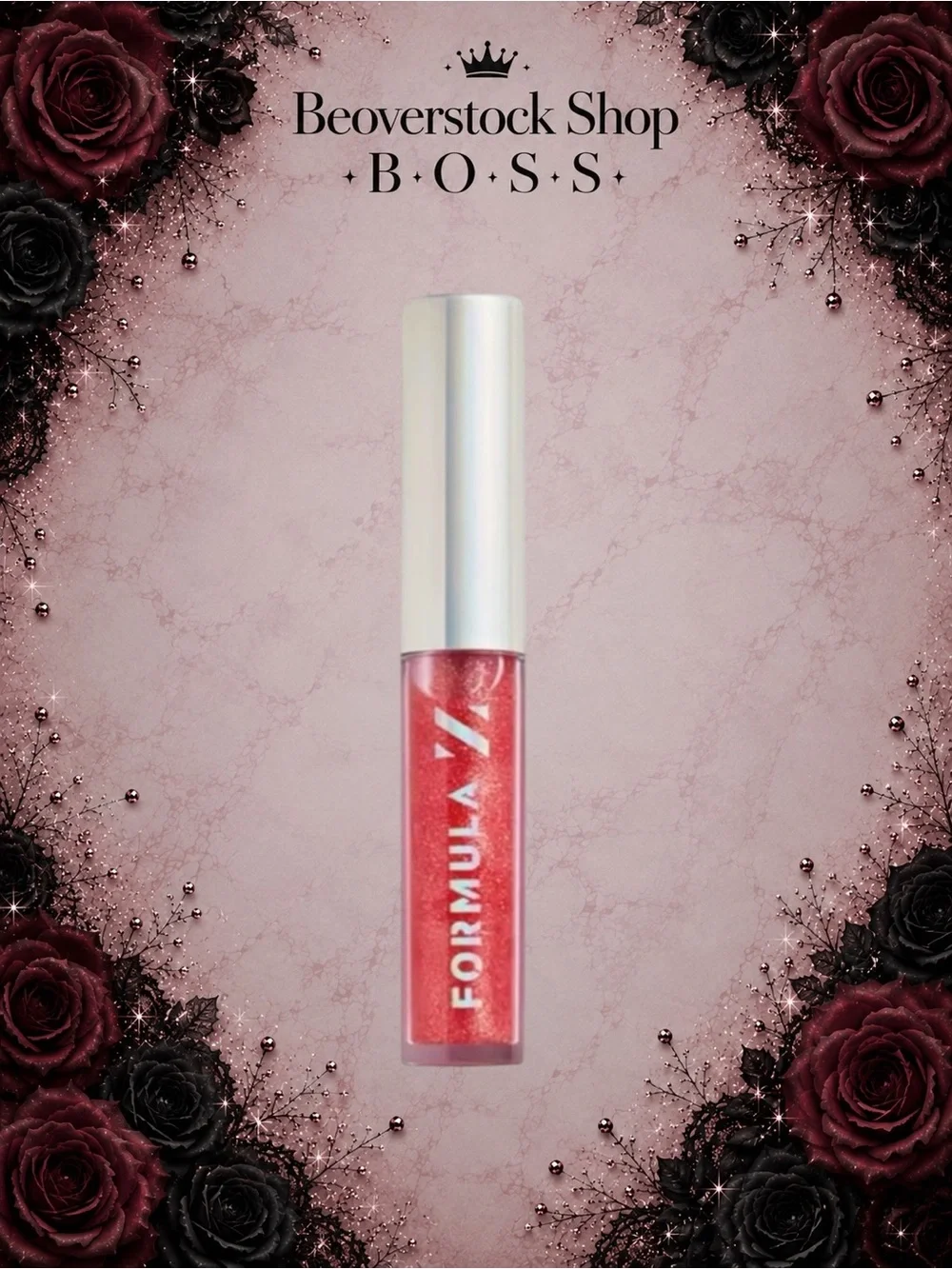 New FORMULA Z Luxe Diamond Lip Gloss Deluxe mini Makeup- Shade BOSS